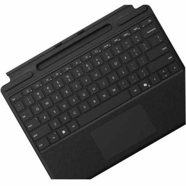 Microsoft KeyboardCover Case Microsoft Surface Pro 9 Surface Pro 8 Surface Pro 10 Surface Pro 11 Tablet - English Keyboard - Black 8XB-00162