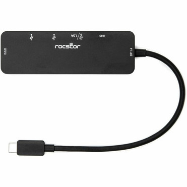 Rocstor Type-C to HDMIUSB-Ax3Type-C PD Charging with DP14 Alt Mode - 1 x USB 31 Type C - Male - 1 x HDMI Digital AudioVideo - 3 x Y10A308-B1