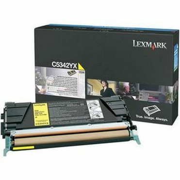 Lexmark High Capacity Yellow Toner Cartridge - Laser - 7000 Page - Yellow C5342YX Lexmark High Capacity Yellow Toner Cartridge - Laser - 7000 Page - Yellow C5342YX