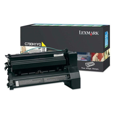 Lexmark Toner Cartridge - Laser - High Yield - 10000 Pages - Yellow - 1 Each C780H1YG