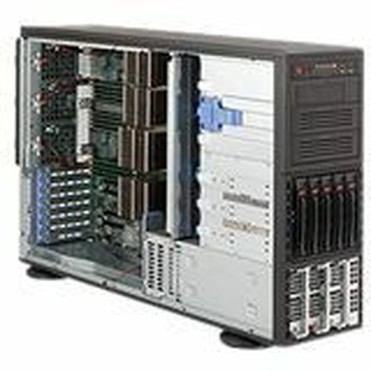 Supermicro SuperServer 8046B-TRF Server Barebone System - 4U Tower - Socket LGA-1567 - 4 x Processor Support - Intel 7500 Chip - 256 - SYS-8046B-TRF