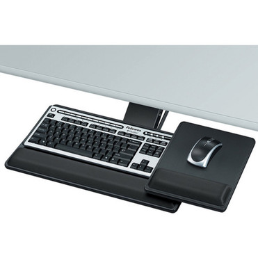 Designer Suitestrade Premium Keyboard Tray - 3 7620 mm Height x 275 69850 mm Width x 19 48260 mm Depth - Black - 1 8017901