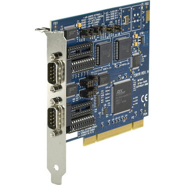 Black Box RS-232422485 PCI Card 2-Port 16550 UART - Half-height Plug-in Card - PCI - PC - 2 x Number of Serial Ports External IC133C-R2