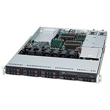 Supermicro SuperServer 1026T-TF Server Barebone System - 1U Rack-mountable - Socket B LGA-1366 - 2 x Processor Support - Intel 5500 - SYS-1026T-TF