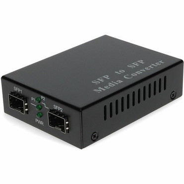 AddOn Open SFP to Open SFP Media Converter - Multi-mode Single-mode - 1000Base-X - 2 x Expansion Slots - 2 x SFP Slots - Power ADD-GMC-2SFP