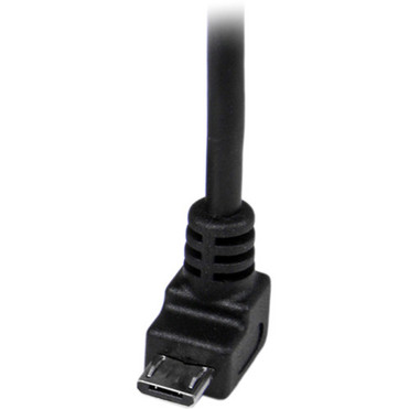 StarTechcom_2m_Micro_USB_Cable_-_A_to_Down_Angle_Micro_B_-_66_ft_USB_Data_Transfer_Cable_for_Cellular_Phone_Camera_Hard_Drive_PC_USBAUB2MD
