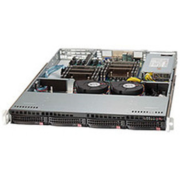 Supermicro SuperServer 6017R-TDF Server Barebone System - 1U Rack-mountable - Socket R LGA-2011 - 2 x Processor Support - Intel C602 - SYS-6017R-TDF