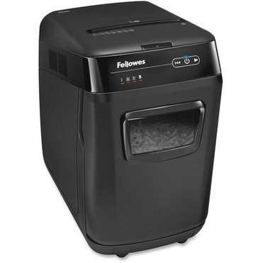 Fellowes AutoMaxtrade 200C Auto Feed Shredder - Non-continuous Shredder - Cross Cut - 10 Per Pass - for shredding Staples Paper CD 4653501
