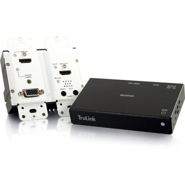 C2G HDMI and VGA  Stereo Audio to HDBaseT over Cat Extender Kit - TAA - 2 Input Device - 1 Output Device - 230 ft 70104 mm Range - 29218