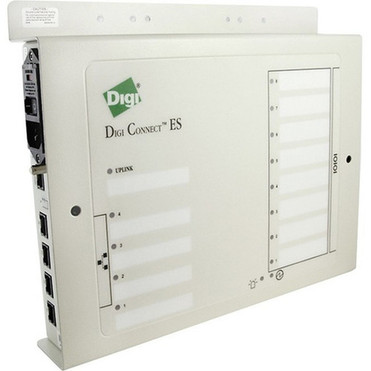 Digi Serial Server With Galvanic Isolation - Twisted Pair - 1 x Network RJ-45 - 8 x Serial Port - 10100Base-TX - Fast Ethernet - DC-ES-8SB-EU