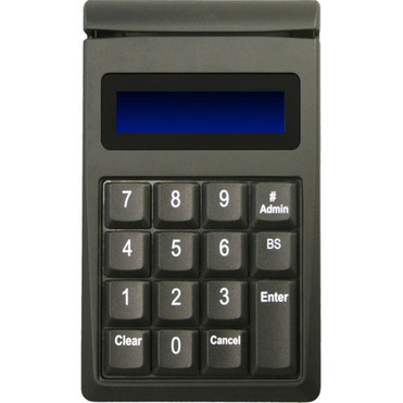 ID TECH SecureKey M130 Encrypted Key Pad with MagStripe Card Reader - Black Door - Key Code Proximity - LCD - 5 V DC IDKE-534833B