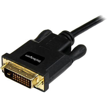 StarTechcom_3_ft_Mini_DisplayPort_to_DVI_Adapter_Converter_Cable_-_Mini_DP_to_DVI_1920x1200_-_Black_-_3_ft_DVIMini_DisplayPort_Video_MDP2DVIMM3B
