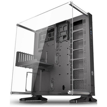 Thermaltake Core P5 ATX Wall-Mount Chassis - Mid-tower - Black - SPCC - 4 x Bay - 0 - Mini ITX Micro ATX ATX Motherboard Supported - CA-1E7-00M1WN-00