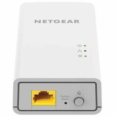 Netgear PL1000 Powerline Network Adapter - 2 - 1 x Network RJ-45 - 1000 Mbits Powerline - 500 m178 Area Coverage - HomePlug AV2 PL1000-100PAS