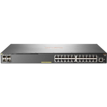 HPE Aruba 2930F 24G PoE 4SFP TAA-compliant Switch - 24 Ports - Manageable - Gigabit Ethernet 10 Gigabit Ethernet - 10GBase-X - 3 - JL263A