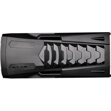 Thermaltake Versa N24 Mid-Tower Chassis - Mid-tower - Black - SPCC - 6 x Bay - Mini ITX ATX Micro ATX Motherboard Supported - 6 x - CA-1G1-00M1WN-00