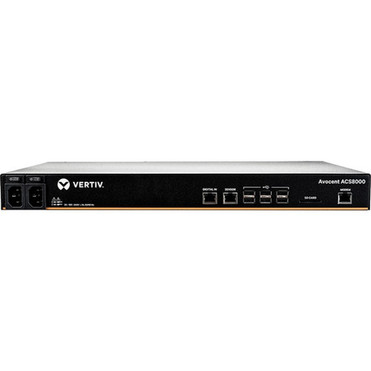Vertiv Avocent ACS 8000 32-Port Serial Console Server Dual Internal AC Power Supply Analog Modem - 1 GB - DDR3 SDRAM - Twisted Pair ACS8032MDAC-400