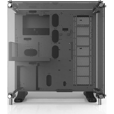 Thermaltake Core P5 Tempered Glass Snow Edition ATX Wall-Mount Chassis - Mid-towerWall Mountable - Black - Hot Dip Galvanized Steel CA-1E7-00M6WN-01
