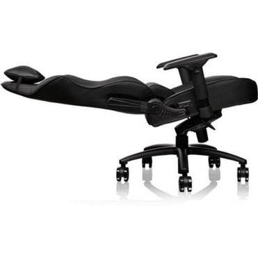 Tt eSPORTS X Fit Gaming Chair - For Game - Aluminum Foam Steel Faux Leather Polyvinyl Chloride PVC Carbon Metal - Black GC-XFS-BBMFDL-01