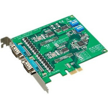 BB SmartWorx 2-port RS-232 PCI Express Communication Card wSurge and Isolation - Plug-in Card - PCI Express 20 x1 - PC Linux - 2 x PCIE-1604C-AE