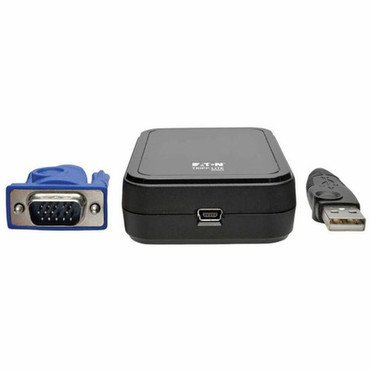 Tripp Lite by Eaton B032-VU1 KVM Console to USB 20 Portable Laptop Crash Cart Adapter - 1 Computers - 1 Local Users - 0 Remote - B032-VU1