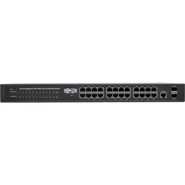 Tripp Lite by Eaton NGS24C2 24-Port Gigabit L2 Web-Smart Managed Network Switch - 24 Ports - Manageable - Gigabit Ethernet - - 2 Layer NGS24C2