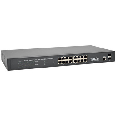 Tripp Lite by Eaton NGS16C2 16-Port Gigabit L2 Web-Smart Managed Network Switch - 16 Ports - Manageable - Gigabit Ethernet - - 2 Layer NGS16C2