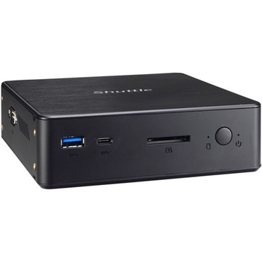 Shuttle XPC nano NC03U Barebone System - Mini PC - Celeron 3865U 180 GHz - DDR4 SDRAM Maximum RAM Support - HD Graphics 610 - HDMI - NC03U
