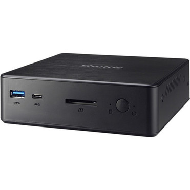 Shuttle XPC nano NC03U Barebone System - Mini PC - Celeron 3865U 180 GHz - DDR4 SDRAM Maximum RAM Support - HD Graphics 610 - HDMI - NC03U