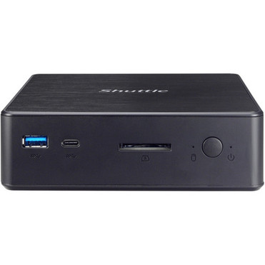 Shuttle XPC nano NC03U Barebone System - Mini PC - Celeron 3865U 180 GHz - DDR4 SDRAM Maximum RAM Support - HD Graphics 610 - HDMI - NC03U