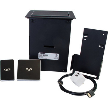 C2G Wireless Conference Table Box for HDMI - TAA - 1 Input Device - 1 Output Device - 9843 ft 30000 mm Range - 2 x USB - 1 x HDMI - 50190