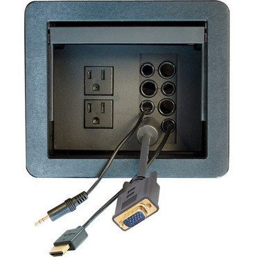 C2G Wireless Conference Table Box for HDMI VGA  Audio - TAA - 1 Input Device - 1 Output Device - 9843 ft 30000 mm Range - 2 x USB 50191