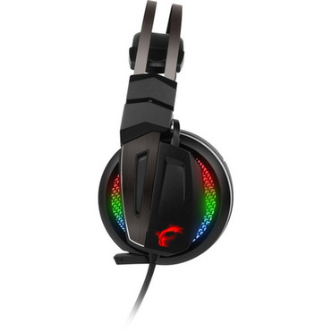 MSI Immerse GH70 Gaming Headset - Stereo - USB - Wired - 32 Ohm - 20 Hz to 40 kHz - Over-the-head - Binaural - Circumaural - 66 ft - IMMERSE GH70