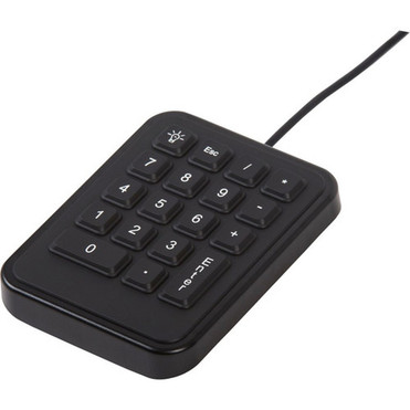 iKey IK-18-USB Mobile Numeric Pad - Cable Connectivity - USB Interface - 18 Keys - Workstation - Industrial Silicon Rubber Keyswitch IK-18-USB