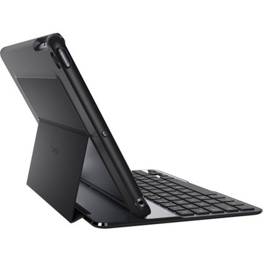 Belkin QODE Ultimate Lite KeyboardCover Case for 97 24638 mm Apple iPad 5th Generation iPad Air Tablet - Black - Retail F5L904TTBLK