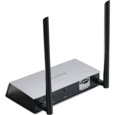 IOGEAR Ultra Long Range Wireless VGA Receiver - 1 Output Device - 600 ft 182880 mm Range - 1 x VGA Out - Full HD - 1920 x 1080 - LAN GWLRVGARX