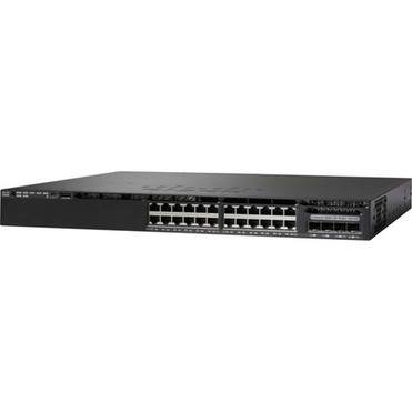 Cisco Catalyst 3650-24PDM-L Layer 3 Switch - 24 Ports - Manageable - Gigabit Ethernet 10 Gigabit Ethernet - 101001000Base-TX - - 4 WS-C3650-24PDML-RF