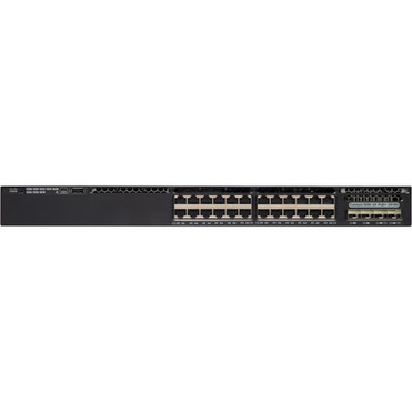 Cisco Catalyst 3650-24PDM-L Layer 3 Switch - 24 Ports - Manageable - Gigabit Ethernet 10 Gigabit Ethernet - 101001000Base-TX - - 4 WS-C3650-24PDML-RF
