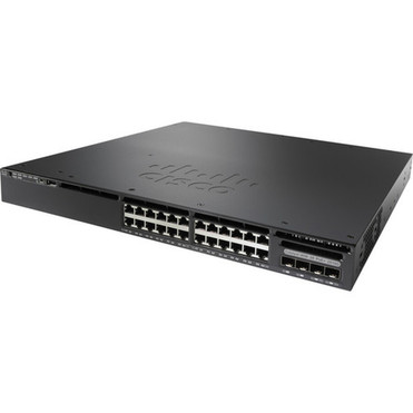 Cisco Catalyst 3650-24PDM-L Layer 3 Switch - 24 Ports - Manageable - Gigabit Ethernet 10 Gigabit Ethernet - 101001000Base-TX - - 4 WS-C3650-24PDML-RF