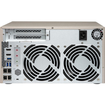 QNAP Powerful NAS with AMD RX-421BD Quad-Core APU and PCIe Expandability - AMD R-Series RX-421BD Quad-core 4 Core 210 GHz - 8 x HDD TVS-873E-4G-US