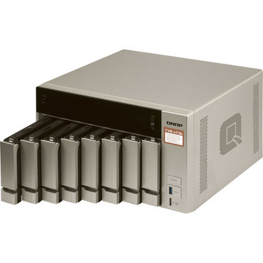 QNAP Powerful NAS with AMD RX-421BD Quad-Core APU and PCIe Expandability - AMD R-Series RX-421BD Quad-core 4 Core 210 GHz - 8 x HDD TVS-873E-4G-US