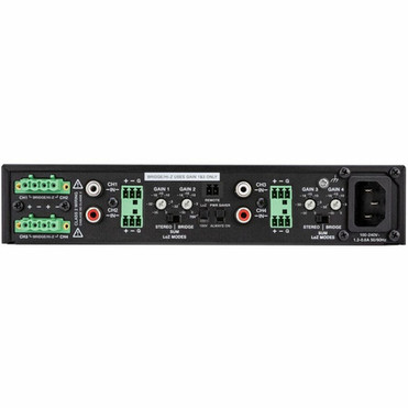 Crestron AMP-X300 Amplifier - 300 W RMS - 4 Channel - Black - 20 Hz to 20 kHz - 75 W AMP-X300