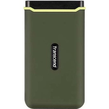 Transcend 2 TB Portable Solid State Drive - External - Military Green - USB 32 Gen 2 Type C TS2TESD380C