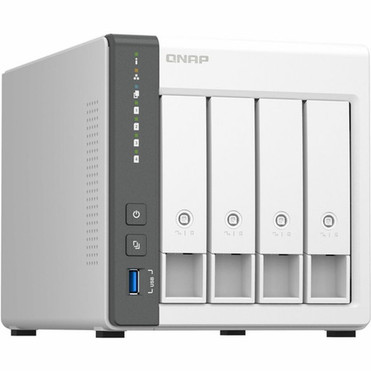 QNAP TS-433-4G SANNAS Storage System - Cortex A55 Quad-core 4 Core 2 GHz - 4 x HDD Supported - 0 x HDD Installed - 4 x SSD - 0 x - TS-433-US