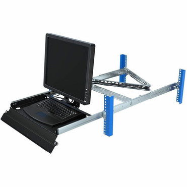 Rack Solutions 2U 4Post Rackmount Sliding KVMs - x USB - Rack-mountable Rail Mountable - 2U 2UKVM-125USB