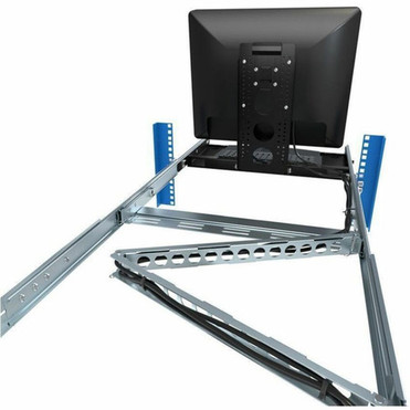 Rack Solutions 2U 4Post Rackmount Sliding KVMs - x USB - Rack-mountable Rail Mountable - 2U 2UKVM-125USB