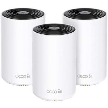 TP-Link Deco XE75 Pro Wi-Fi 6E IEEE 80211ax Ethernet Wireless Router - Tri Band - 240 GHz ISM Band - 6 GHz UNII Band - 4 x Antenna4 DECO XE75 PRO3-PACK