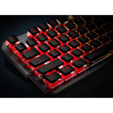 MSI VIGOR GK71 SONIC Gaming Keyboard - Cable Connectivity - USB 20 Type A Interface - RGB LED - Volume Control Multimedia Hot Keys VIGORGK71S