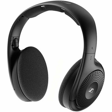 Sennheiser RS 120-W Headphone - Stereo - Black - Mini-phone 35mm - WiredWireless - Bluetooth - 1969 ft - 24 Ohm - 22 Hz 1950 kHz 700171