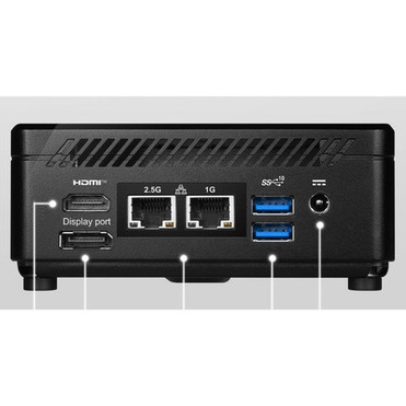 MSI Cubi 5 Cubi 5 12M-028US Desktop Computer - Intel Core i5 12th Gen i5-1235U - 8 GB - 512 GB SSD - Mini PC - Intel Chip - Windows 11 CUBI512M028